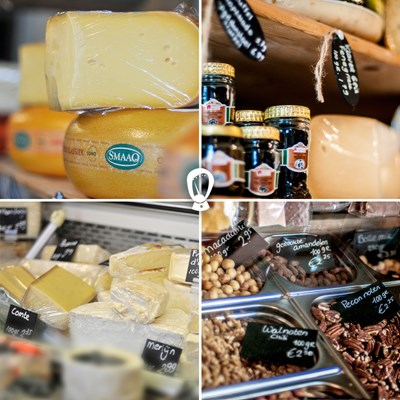 Bolle Hendrik heeft heerlijke buitenlandse kaas, diverse soorten gedroogde worst, vers gebrande noten en ambachtelijke chocolade…